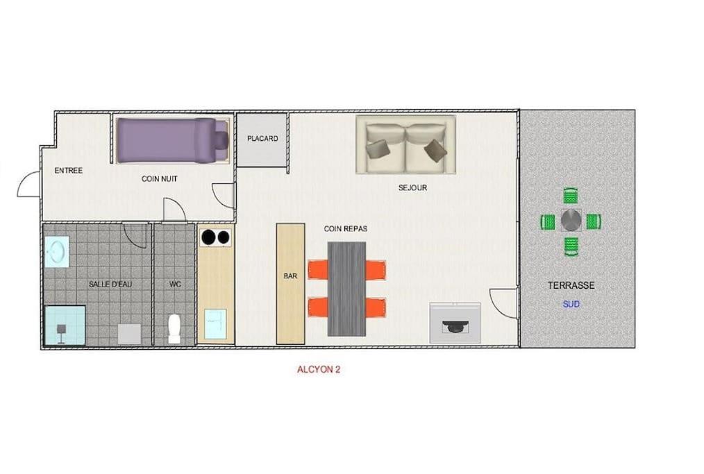 Appartement Cosy Avec Terrasse Sud - Proche Village Ла-Клюсаз Экстерьер фото